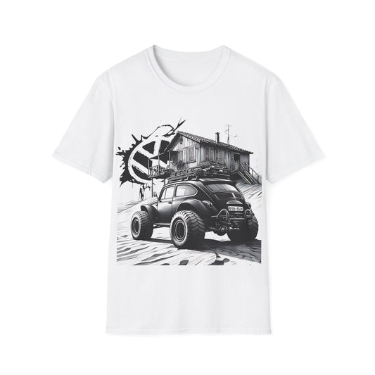 Off-Road Beetle T-Shirt โ Vintage Baja Bug Surf Shack Graphic Tee