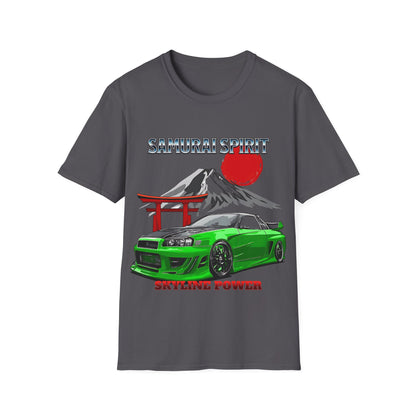 Samurai Spirit Skyline Power JDM T-Shirt 7 -Built Not Bought Series | Epic Edits Studio