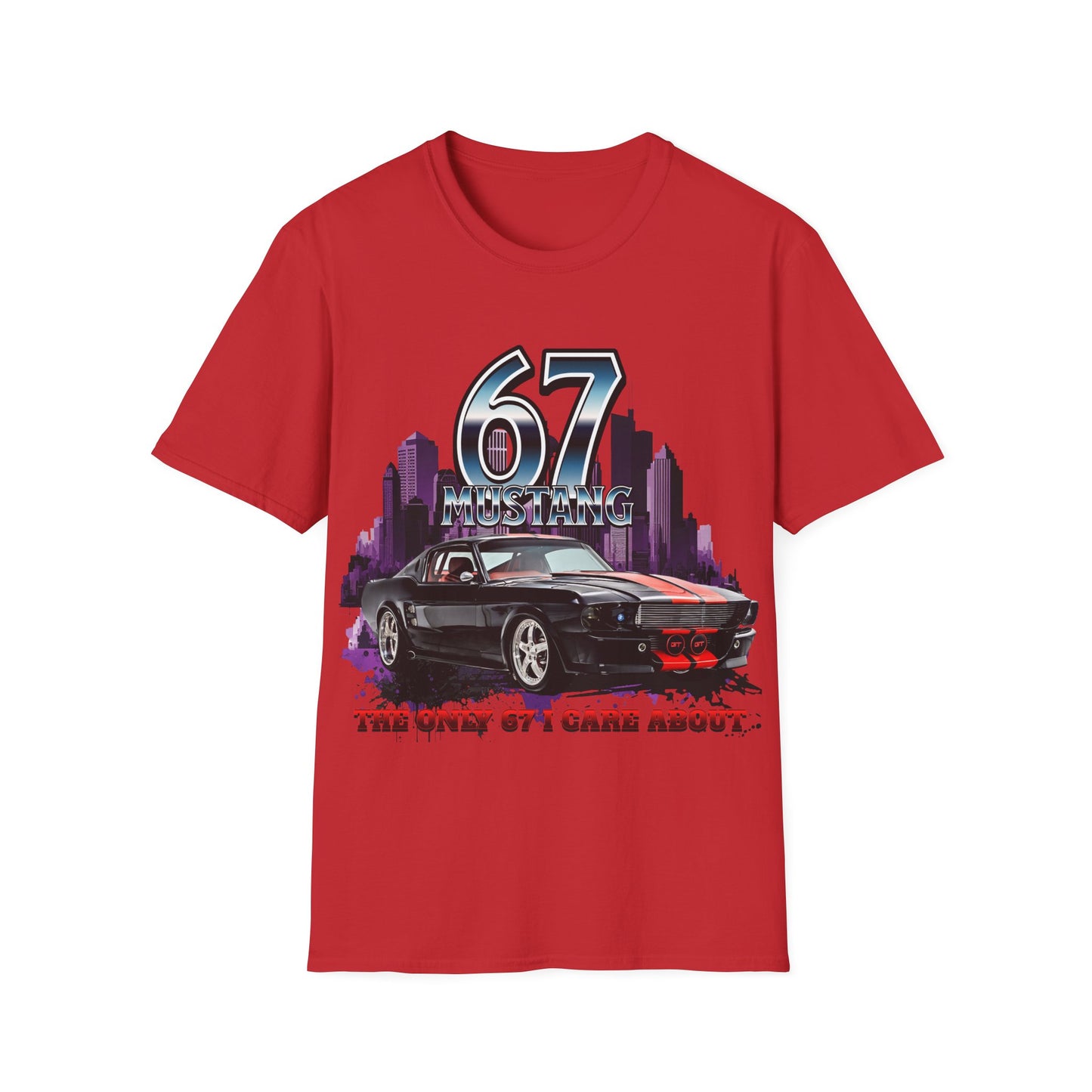 ’67 Ford Mustang Muscle Car T-Shirt – “The Only 67 I Care About” Classic Car Tee
