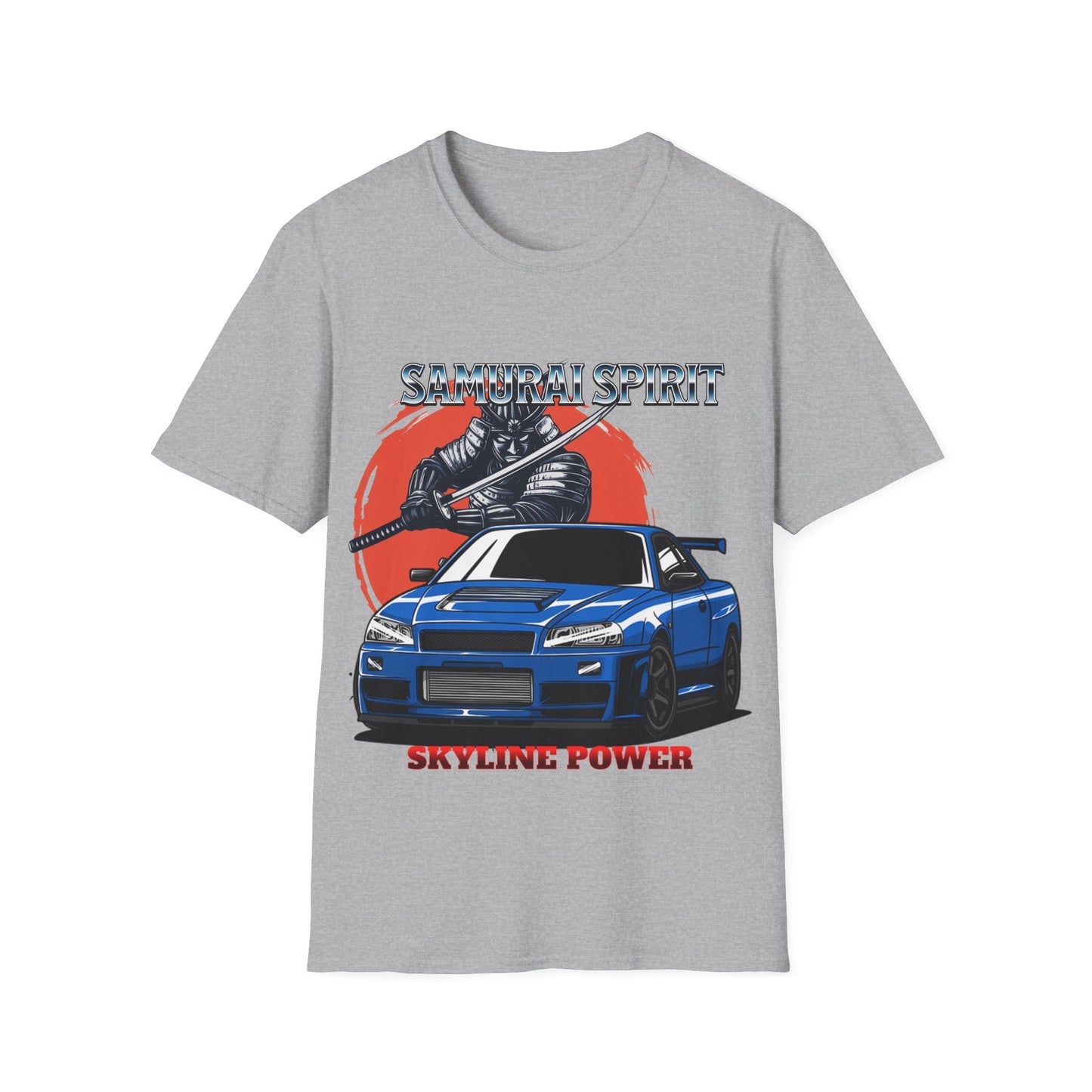 Samurai Spirit Skyline Power JDM T-Shirt 4-Built Not Bought Series | Epic Edits Studio