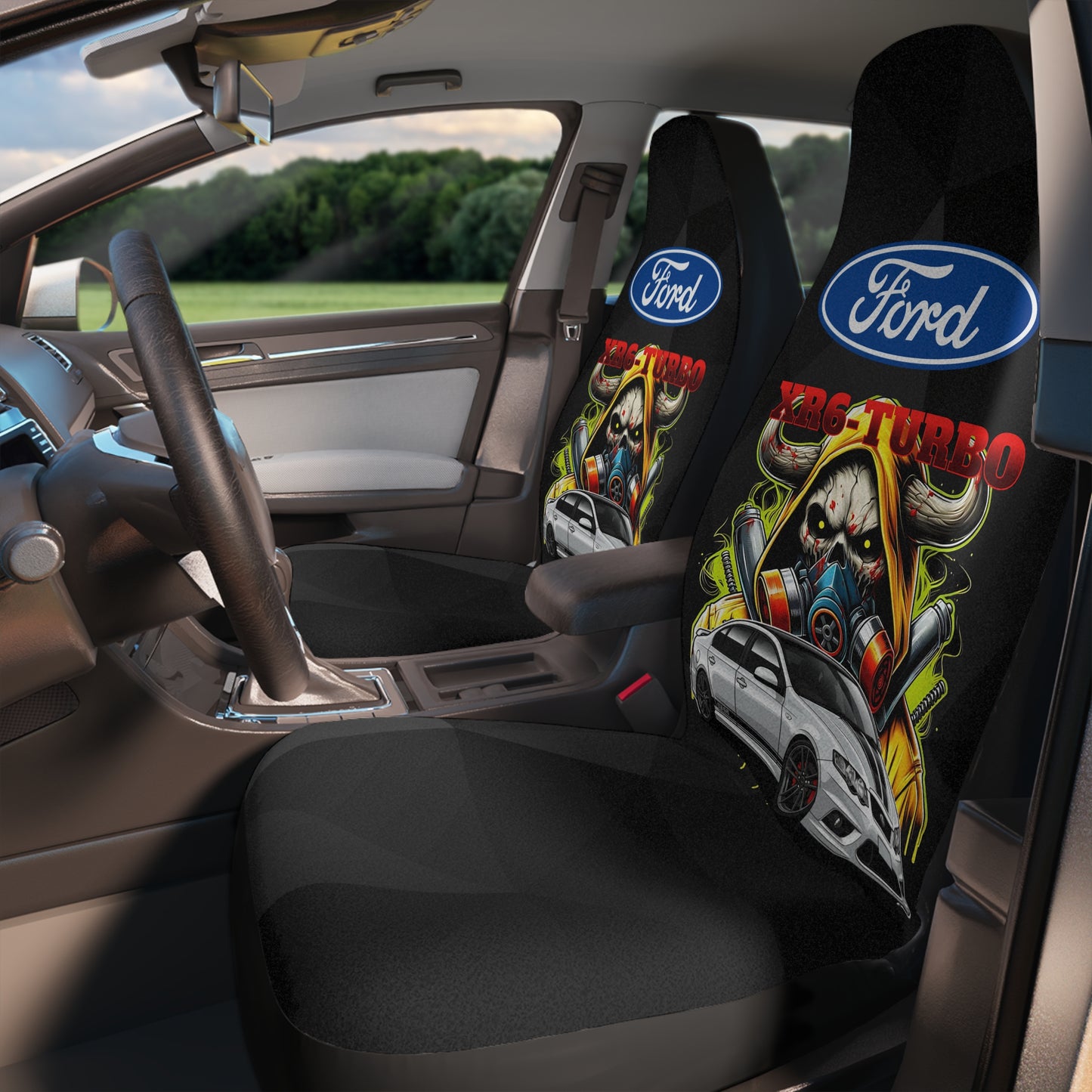Ford XR6 Turbo Car Seat Covers, Auto Accessories, Gift for Car Enthusiasts, garage style Custom Seat Protectors