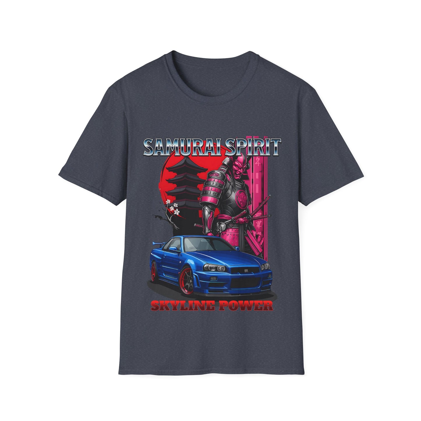 Samurai Spirit Skyline Power JDM T-Shirt 1 -Built Not Bought Series | Epic Edits Studio