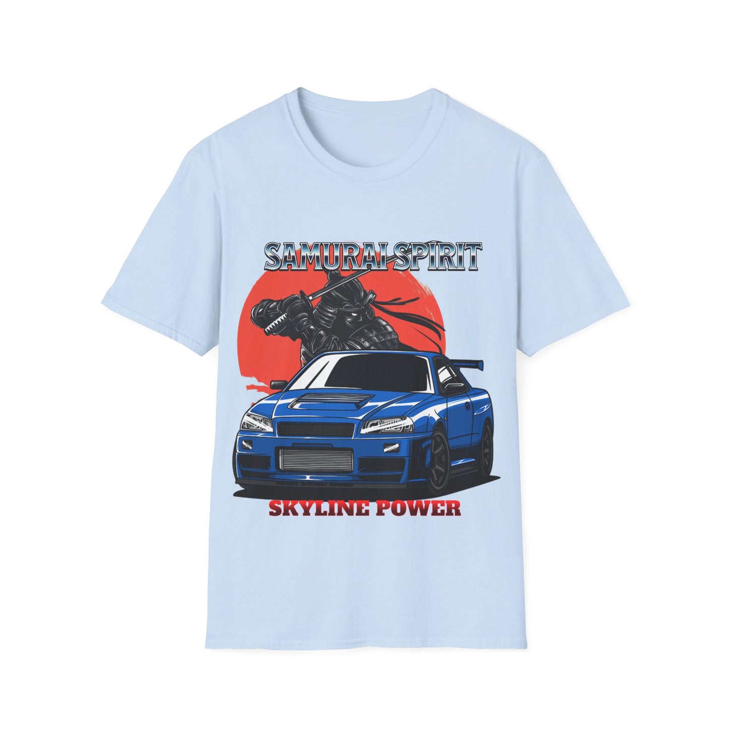 Samurai Spirit Skyline Power JDM T-Shirt 5 -Built Not Bought Series | Epic Edits Studio
