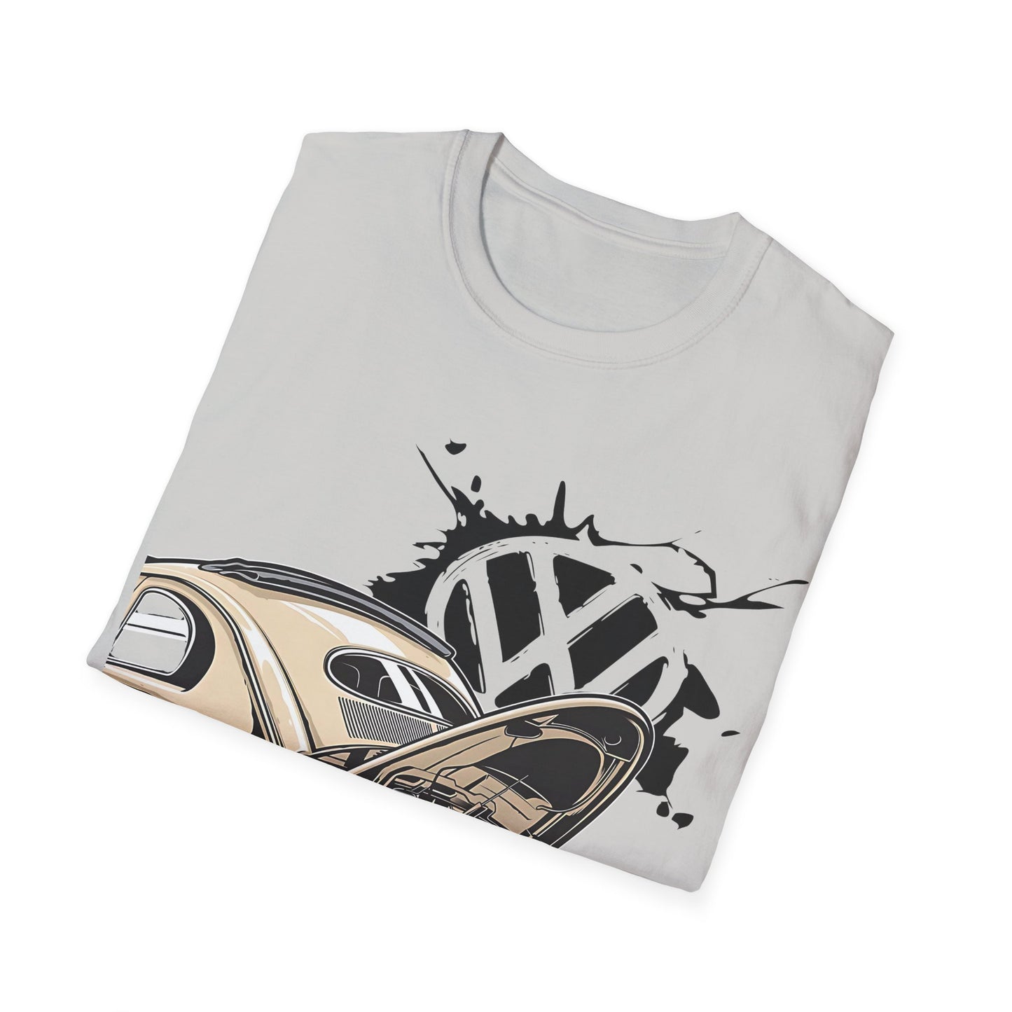 Vintage VW Beetle T-Shirt — Classic Air-Cooled Car Graphic