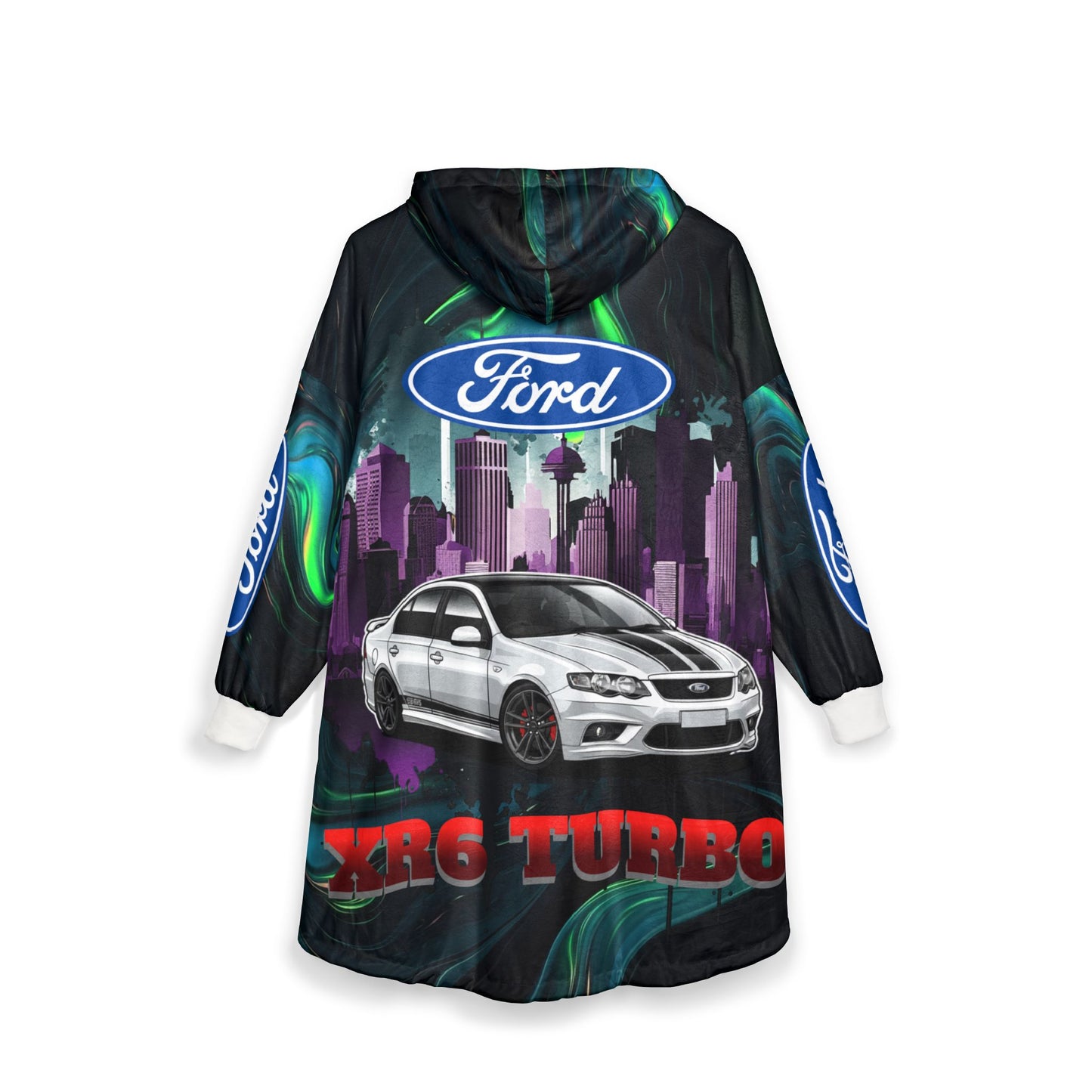 Cozy Unisex Hooded Blanket sinister xr6 turbo - built not bought - epic edits studio