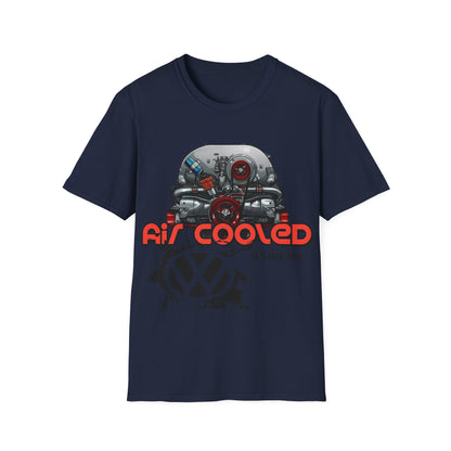 Air-Cooled VW Engine T-Shirt — "Air Cooled It's My Life" Vintage Volkswagen Tee