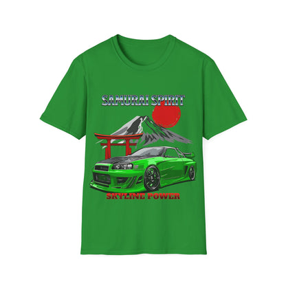 Samurai Spirit Skyline Power JDM T-Shirt 7 -Built Not Bought Series | Epic Edits Studio