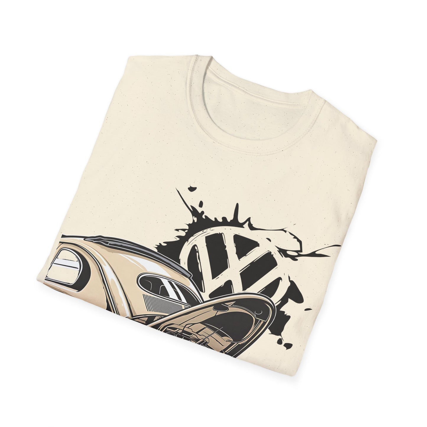 Vintage VW Beetle T-Shirt — Classic Air-Cooled Car Graphic