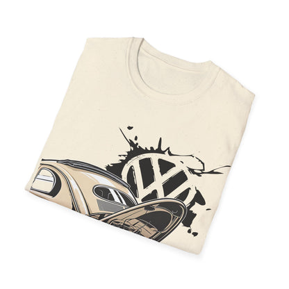 Vintage VW Beetle T-Shirt — Classic Air-Cooled Car Graphic