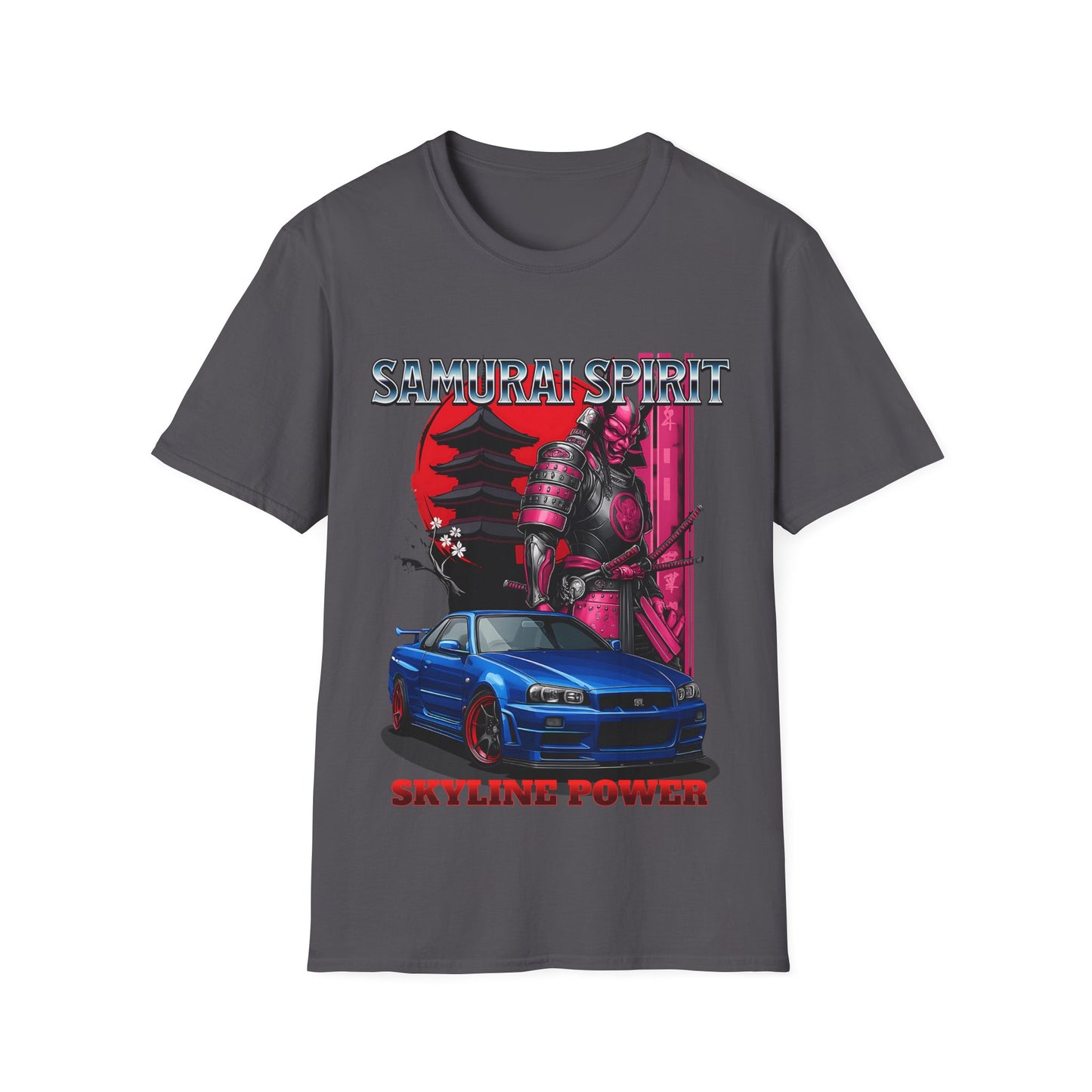 Samurai Spirit Skyline Power JDM T-Shirt 1 -Built Not Bought Series | Epic Edits Studio