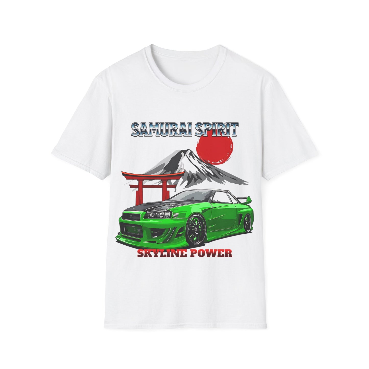 Samurai Spirit Skyline Power JDM T-Shirt 7 -Built Not Bought Series | Epic Edits Studio