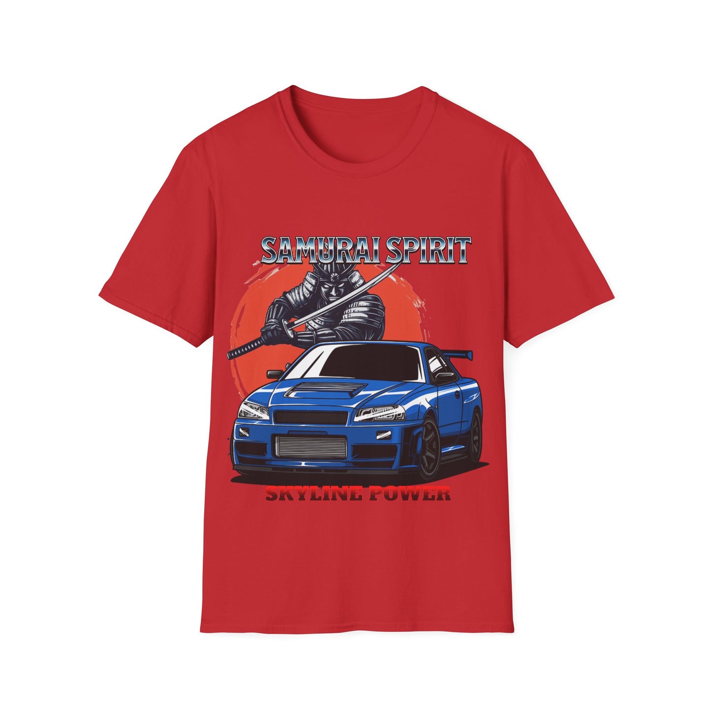 Samurai Spirit Skyline Power JDM T-Shirt 4-Built Not Bought Series | Epic Edits Studio