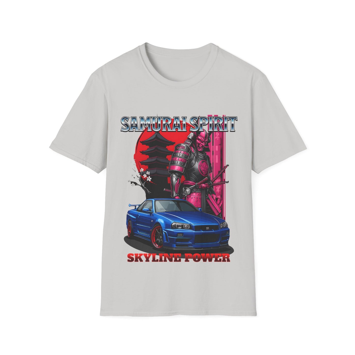 Samurai Spirit Skyline Power JDM T-Shirt 1 -Built Not Bought Series | Epic Edits Studio