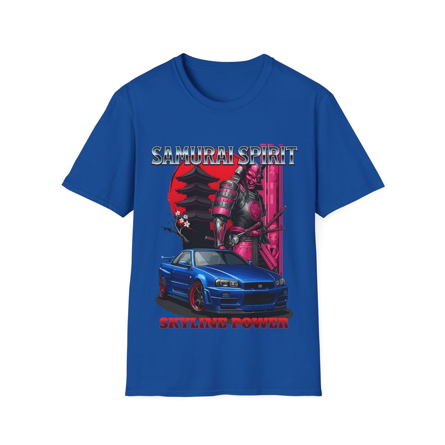Samurai Spirit Skyline Power JDM T-Shirt 1 -Built Not Bought Series | Epic Edits Studio