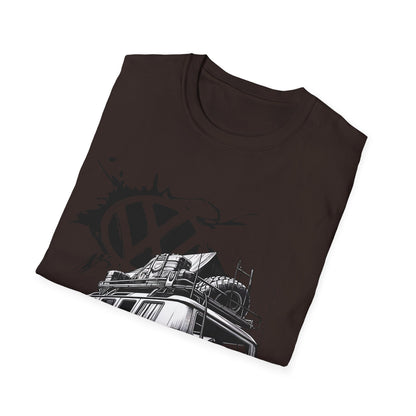 VW Camper Van Adventure T‑Shirt — Vintage vw kombi Off‑Road Surf Bus Graphic Tee