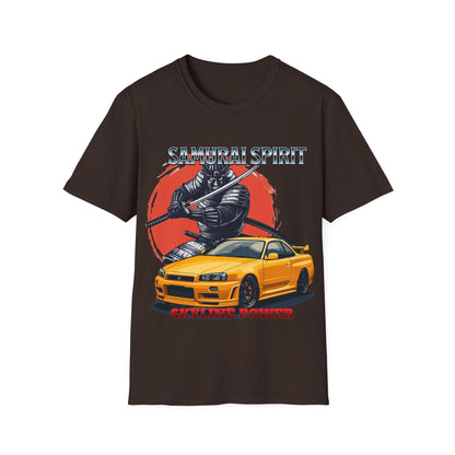 Samurai Spirit Skyline Power JDM T-Shirt 3 -Built Not Bought Series | Epic Edits Studio