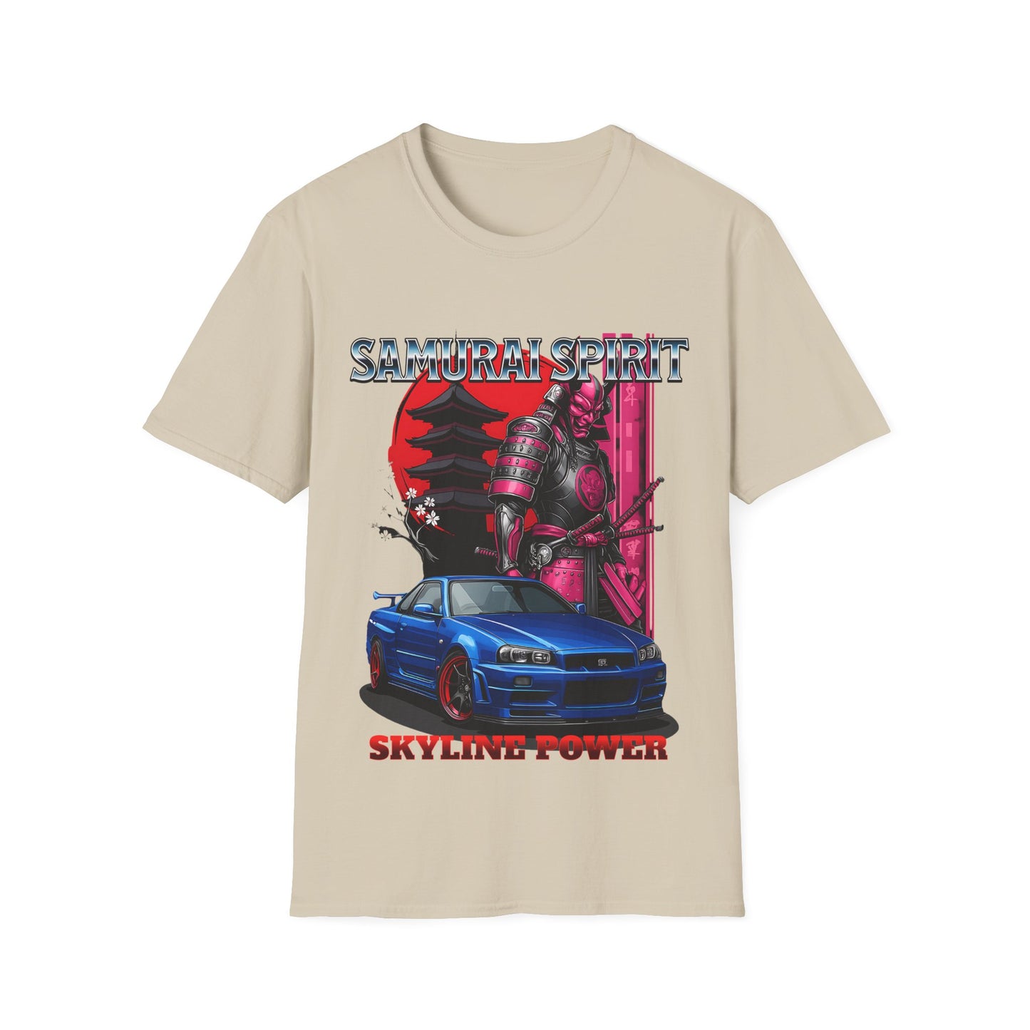 Samurai Spirit Skyline Power JDM T-Shirt 1 -Built Not Bought Series | Epic Edits Studio