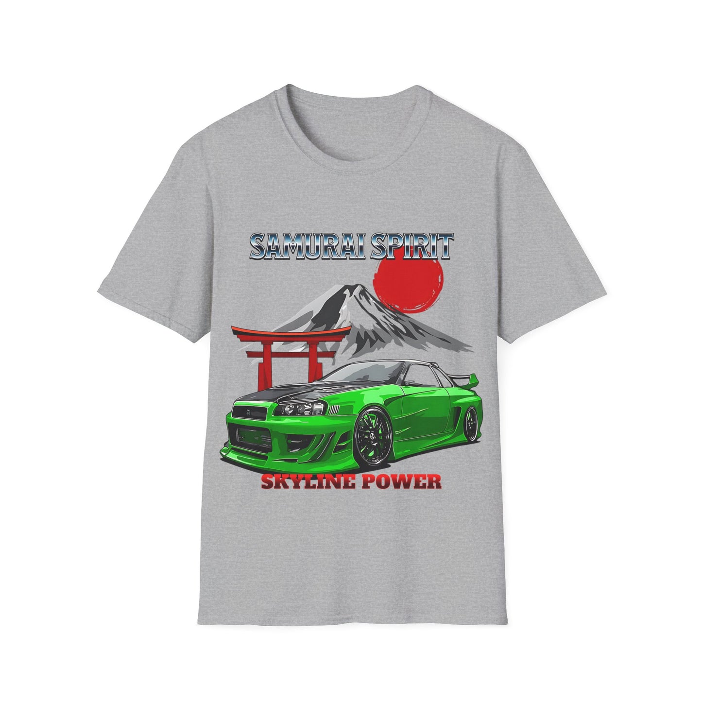 Samurai Spirit Skyline Power JDM T-Shirt 7 -Built Not Bought Series | Epic Edits Studio
