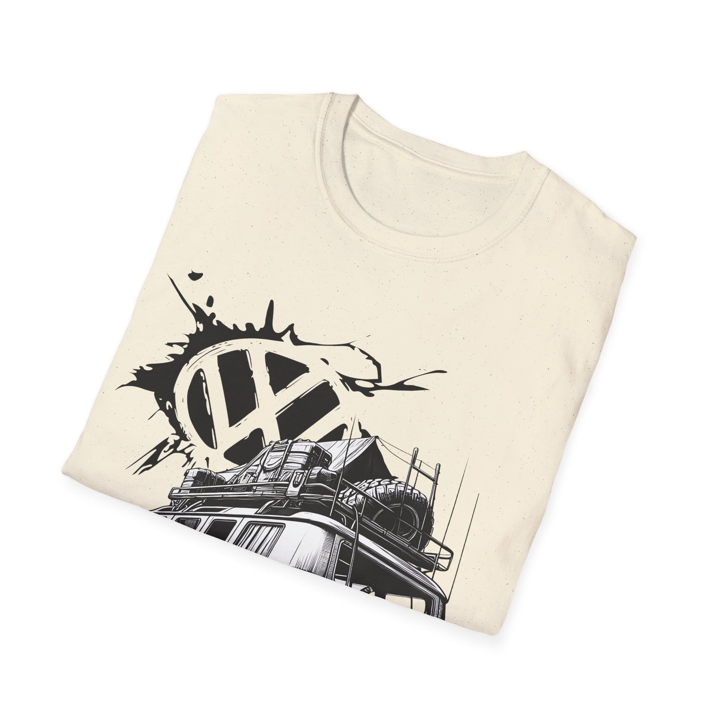 VW Camper Van Adventure T‑Shirt — Vintage vw kombi Off‑Road Surf Bus Graphic Tee