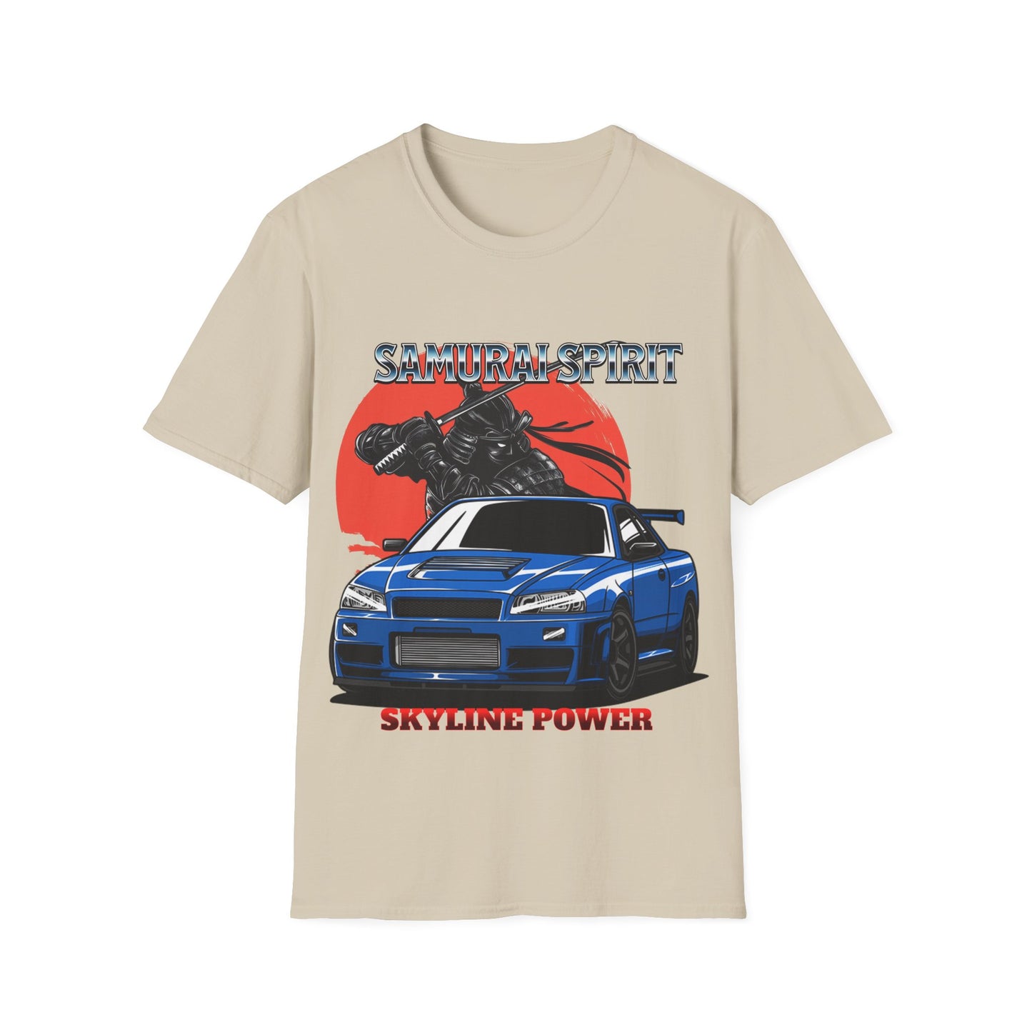 Samurai Spirit Skyline Power JDM T-Shirt 5 -Built Not Bought Series | Epic Edits Studio