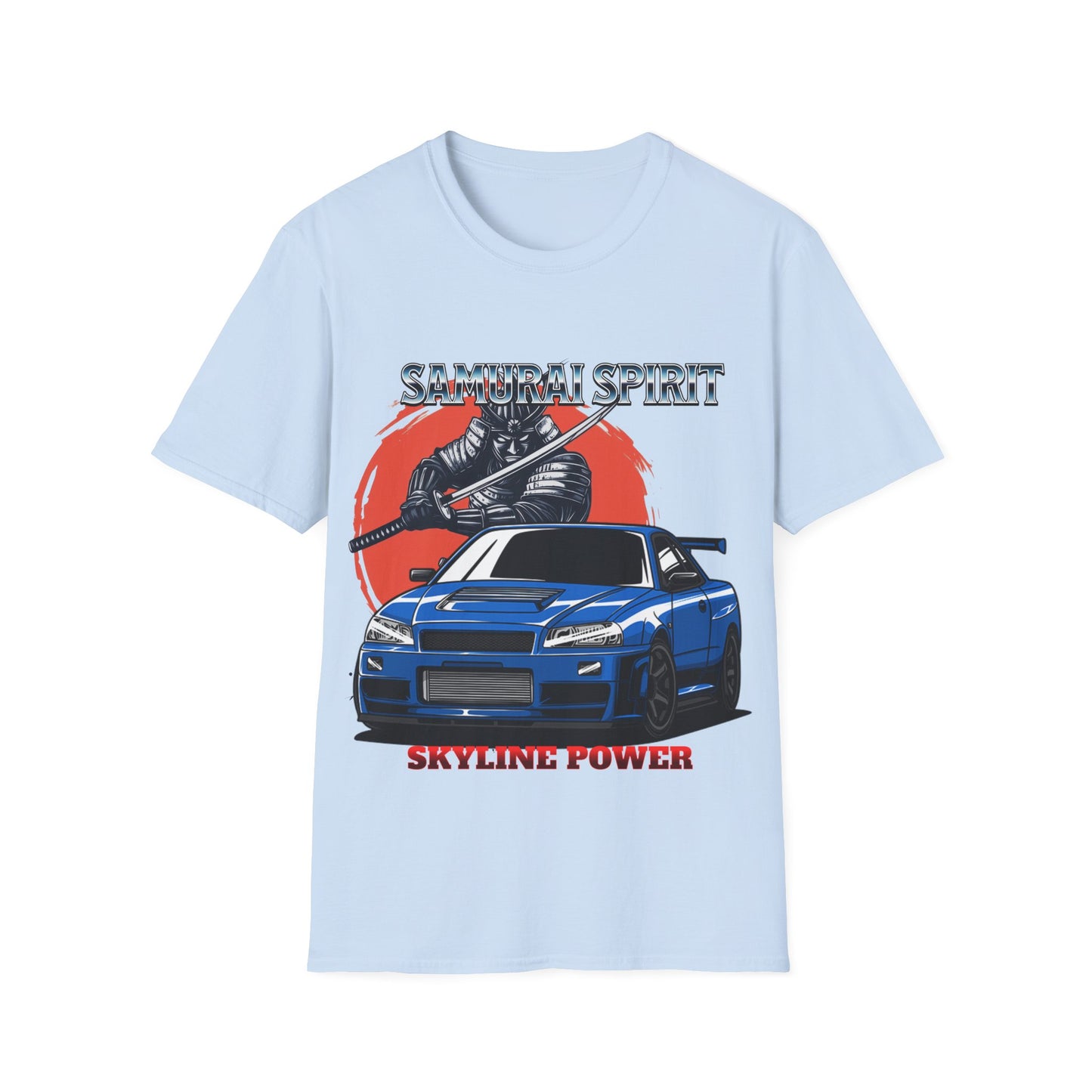 Samurai Spirit Skyline Power JDM T-Shirt 4-Built Not Bought Series | Epic Edits Studio