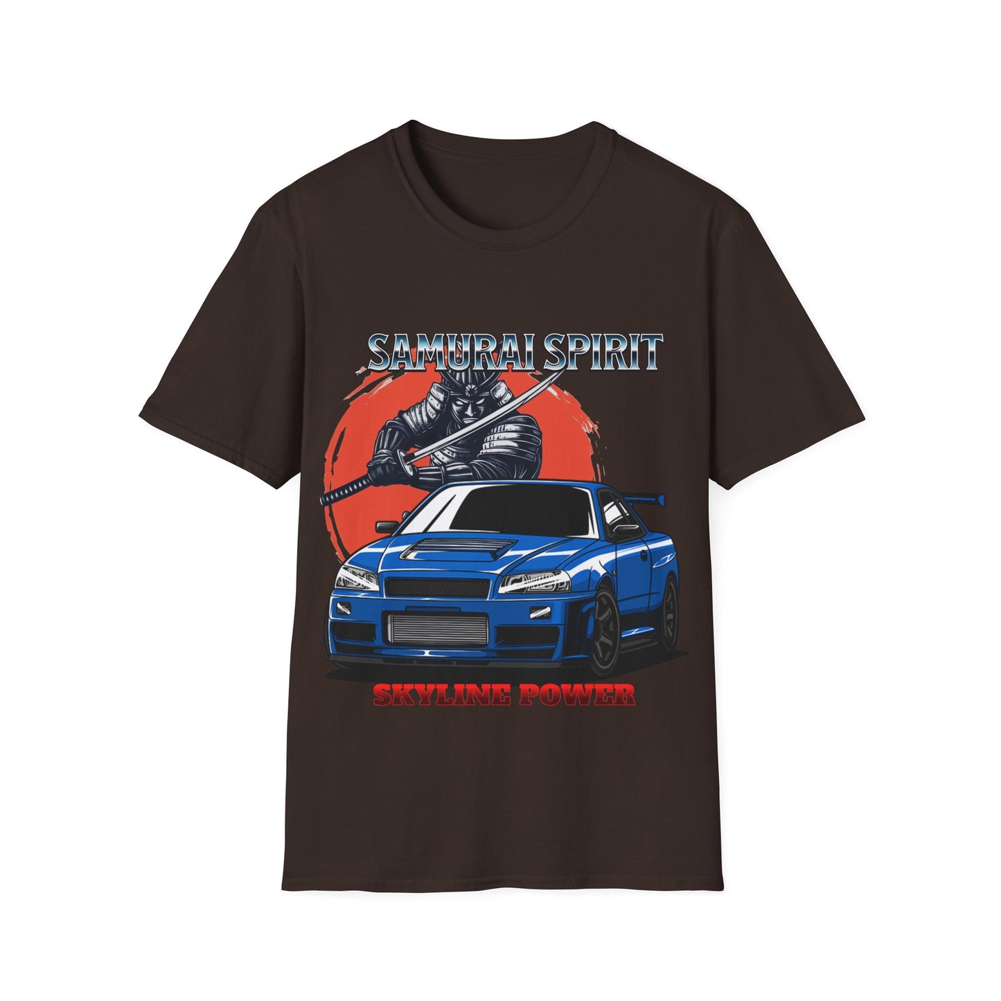 Samurai Spirit Skyline Power JDM T-Shirt 4-Built Not Bought Series | Epic Edits Studio