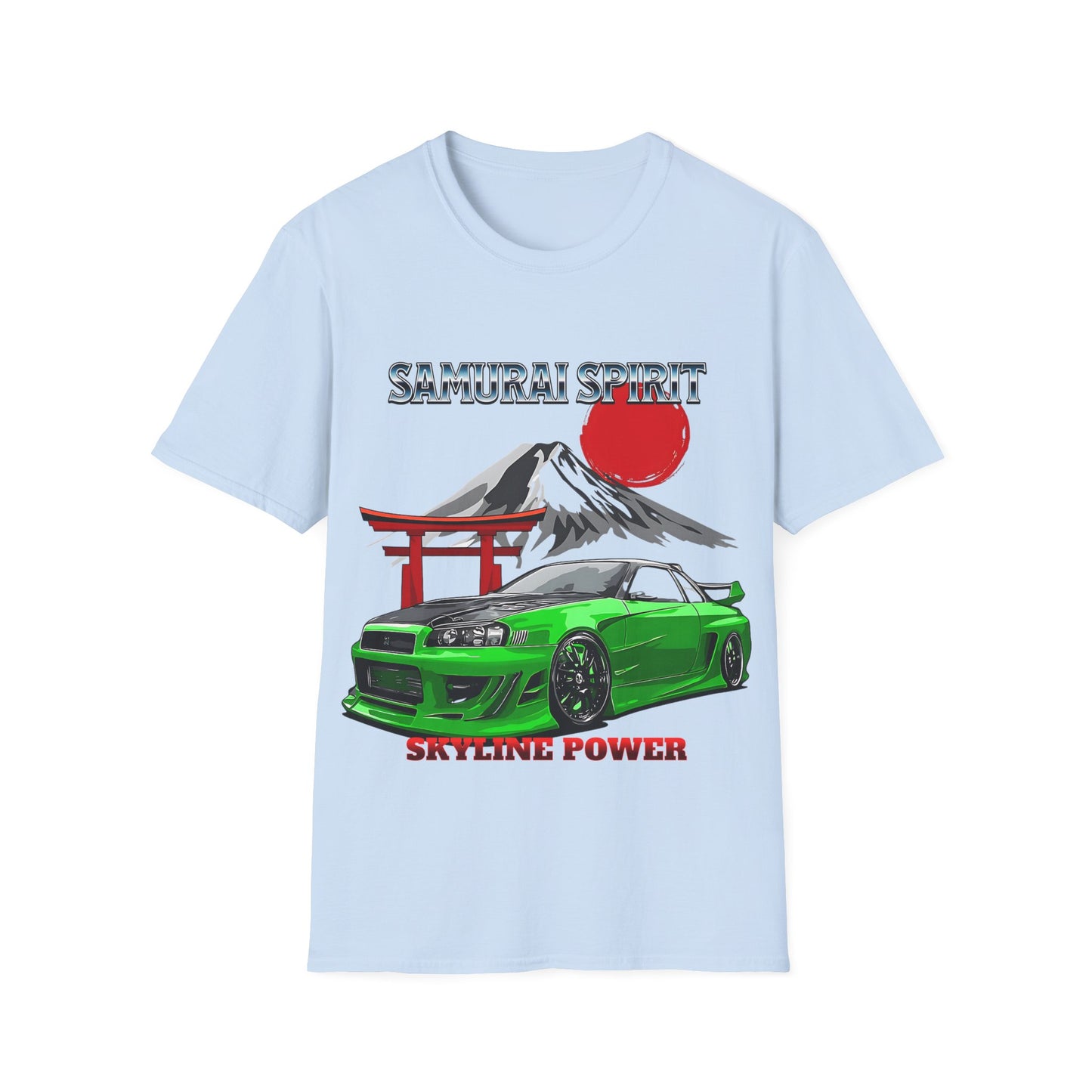 Samurai Spirit Skyline Power JDM T-Shirt 7 -Built Not Bought Series | Epic Edits Studio