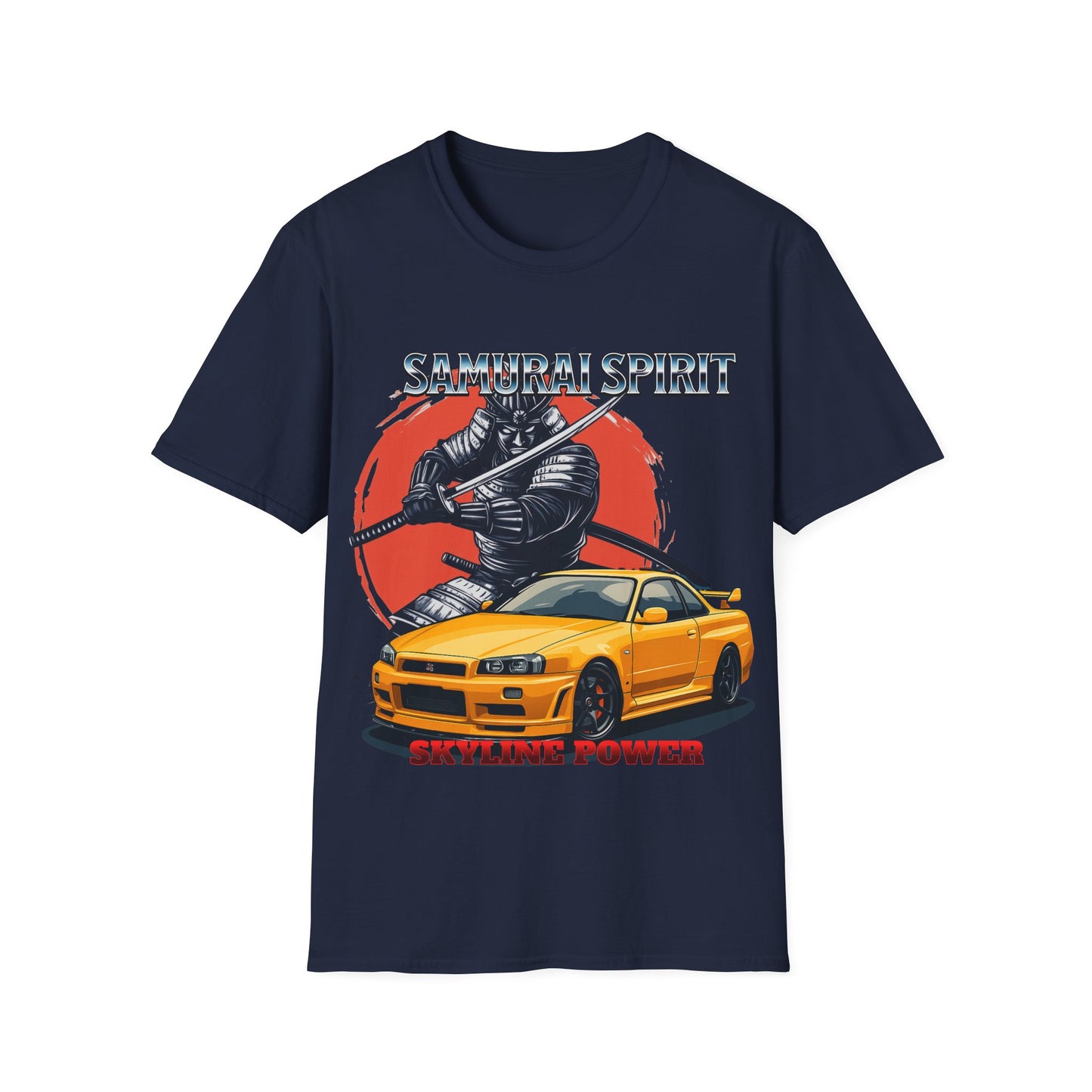Samurai Spirit Skyline Power JDM T-Shirt 3 -Built Not Bought Series | Epic Edits Studio