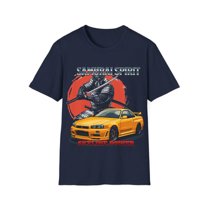 Samurai Spirit Skyline Power JDM T-Shirt 3 -Built Not Bought Series | Epic Edits Studio