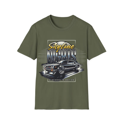 Skyline Nights JDM T-Shirt 9 -Built Not Bought Series | Epic Edits Studio