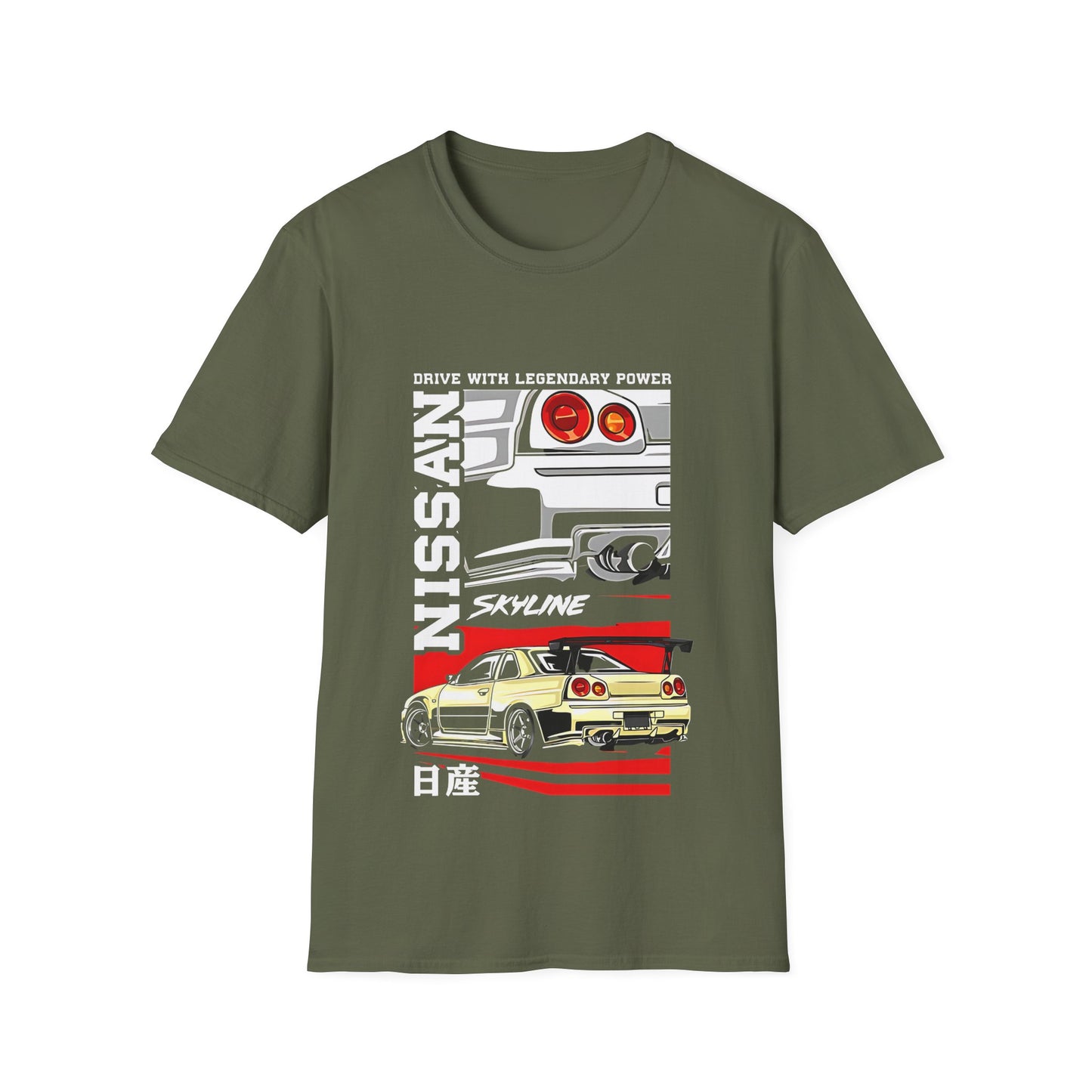 Nissan Skyline Power JDM T-Shirt 6-Built Not Bought Series | Epic Edits Studio