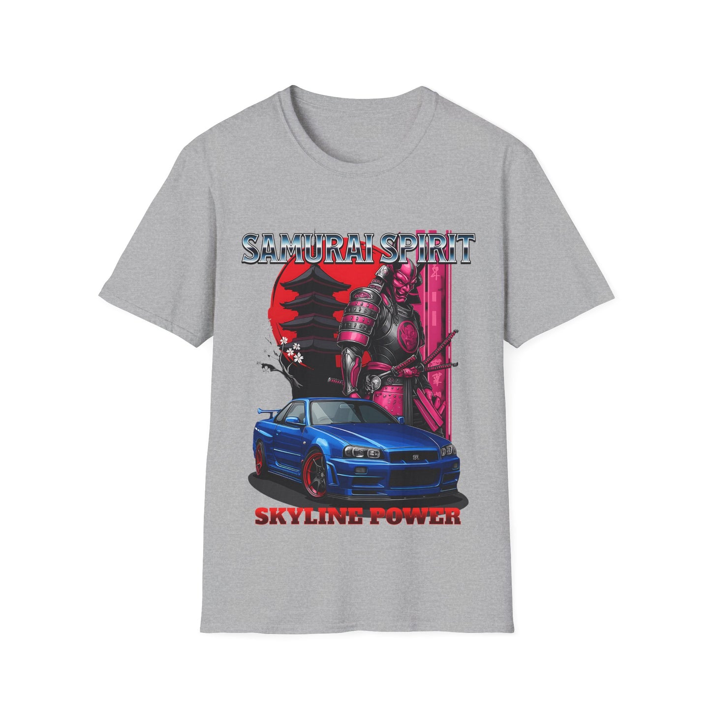 Samurai Spirit Skyline Power JDM T-Shirt 1 -Built Not Bought Series | Epic Edits Studio