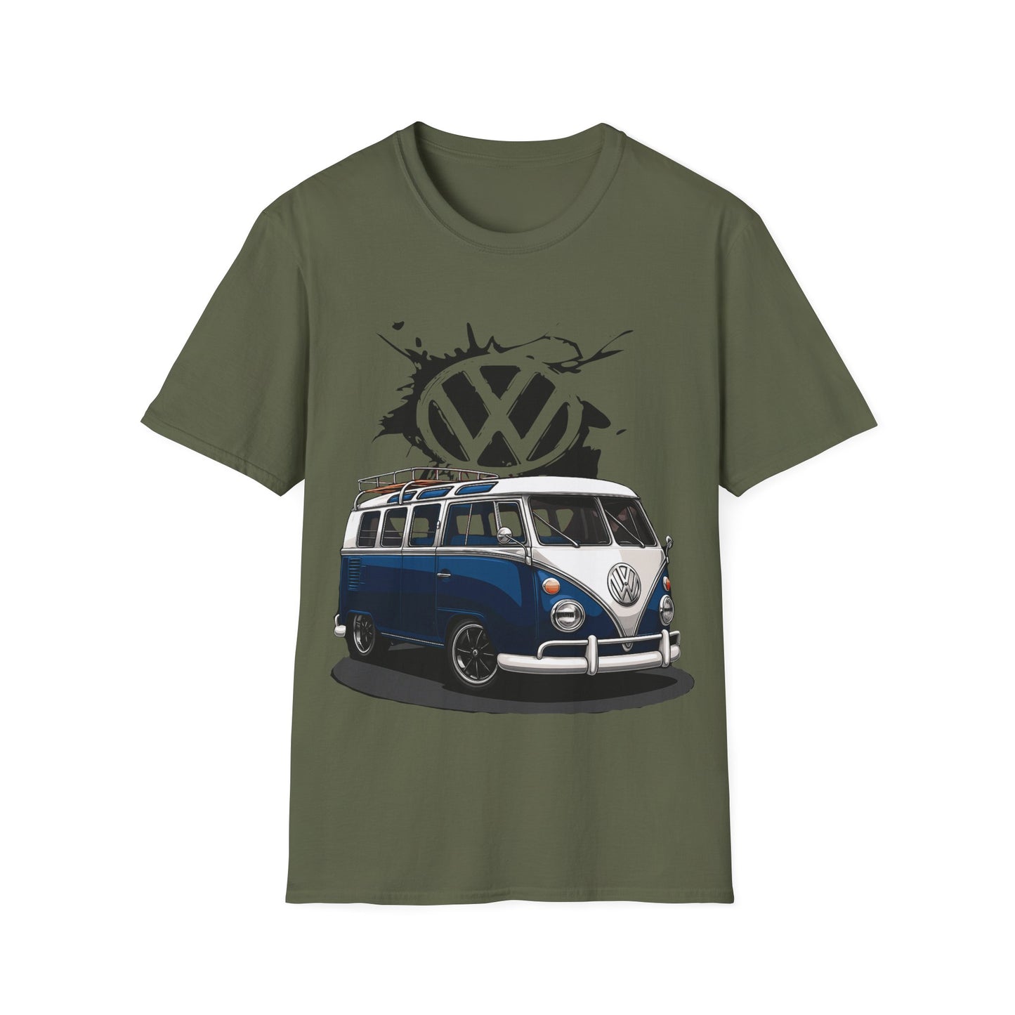 Classic VW Camper T-Shirt – Vintage Volkswagen Bus Graphic Tee