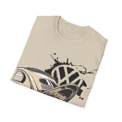 Vintage VW Beetle T-Shirt — Classic Air-Cooled Car Graphic