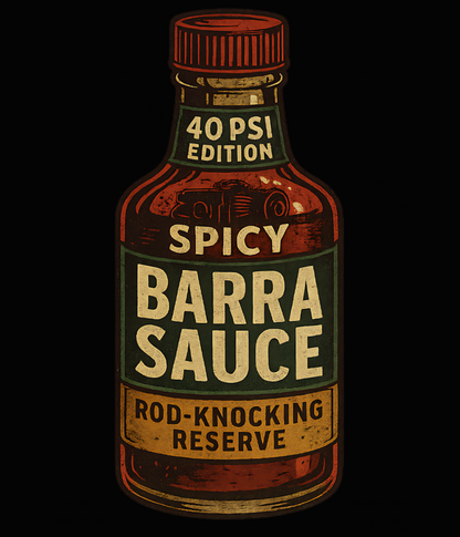 Barra Sauce Spicy sauce Bottle 40 psi urban graphic tee