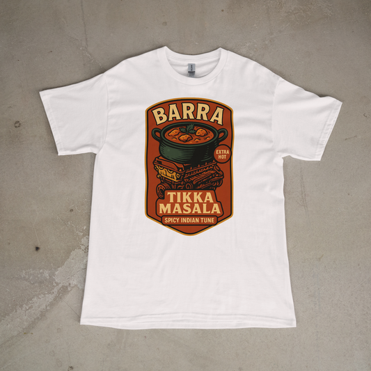 Barra Tikka Masala spicy Indian tune urban graphic tee