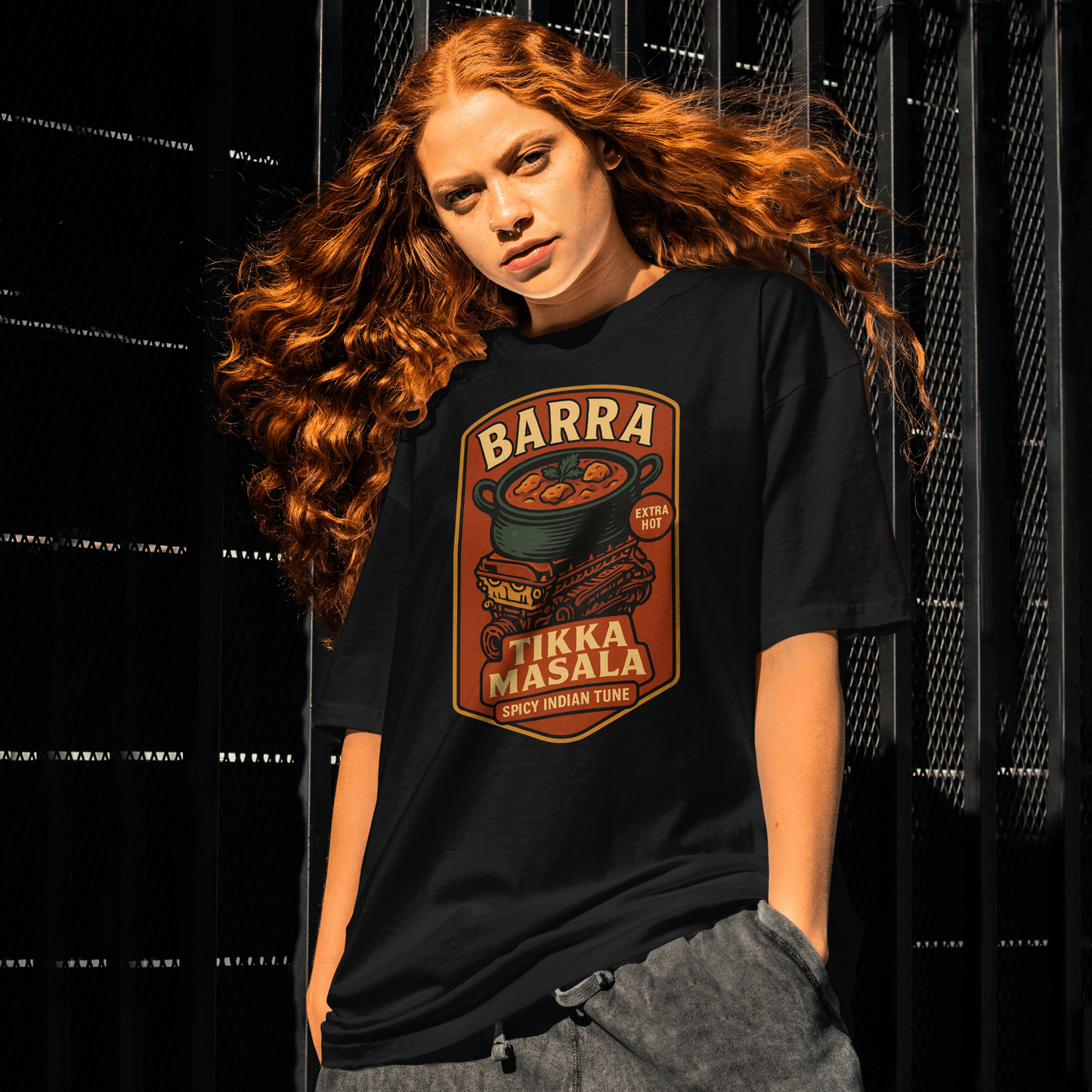 Barra Tikka Masala spicy Indian tune urban graphic tee