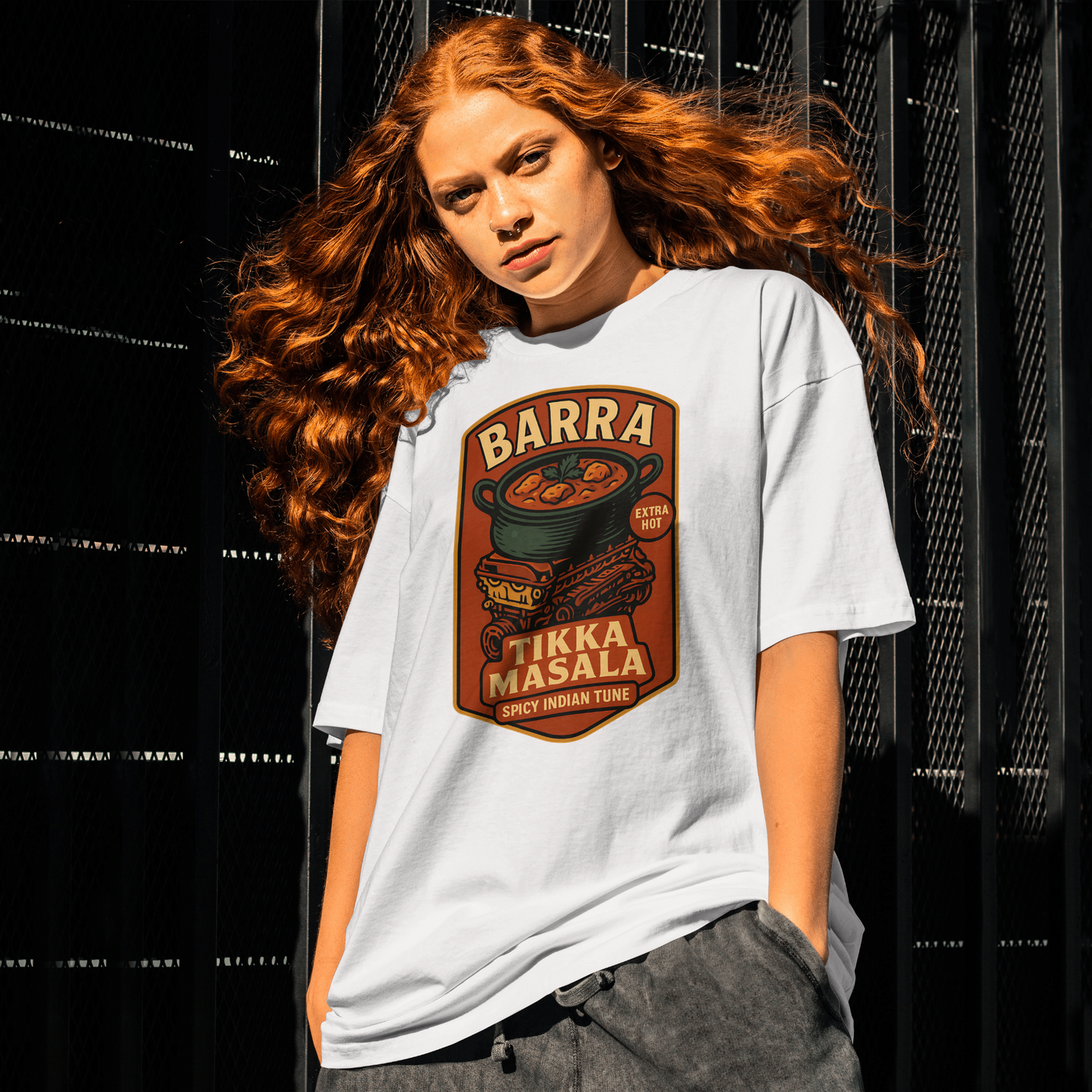 Barra Tikka Masala spicy Indian tune urban graphic tee
