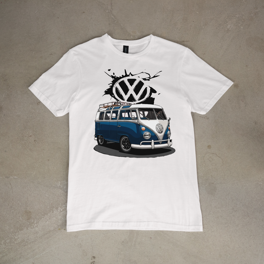 Classic VW Camper T-Shirt – Vintage Volkswagen Bus Graphic Tee
