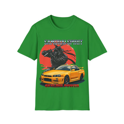 Samurai Spirit Skyline Power JDM T-Shirt 2 -Built Not Bought Series | Epic Edits Studio