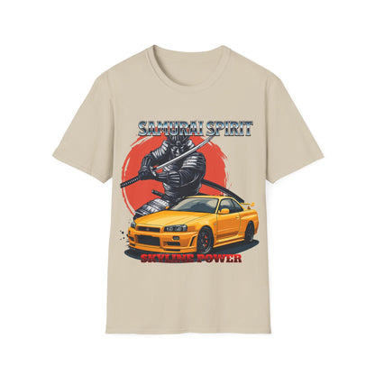 Samurai Spirit Skyline Power JDM T-Shirt 3 -Built Not Bought Series | Epic Edits Studio