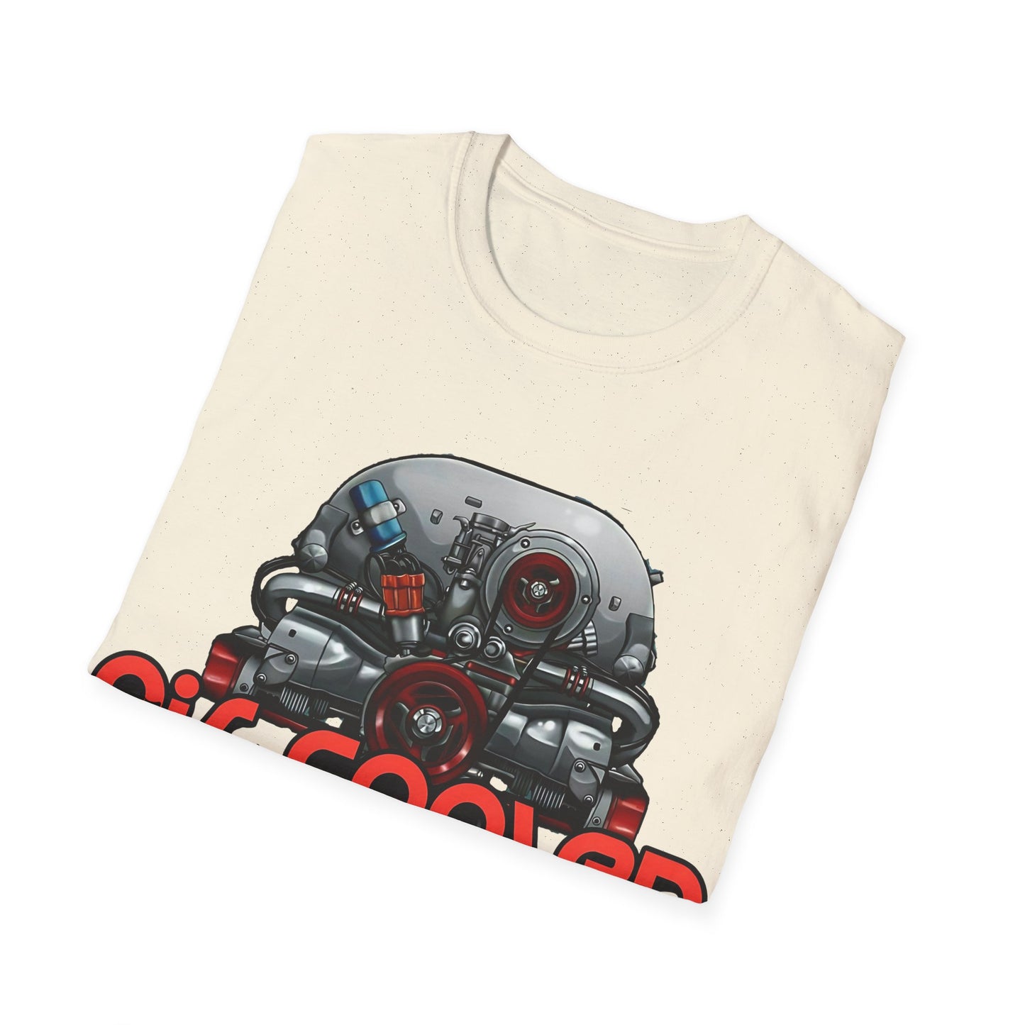 Air-Cooled VW Engine T-Shirt — "Air Cooled It's My Life" Vintage Volkswagen Tee