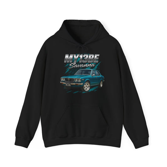 Mazda RX3 Classic Car Hoodie, built not bought series /epic edits studio