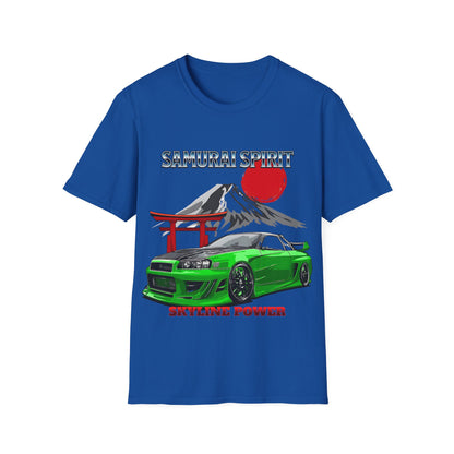 Samurai Spirit Skyline Power JDM T-Shirt 7 -Built Not Bought Series | Epic Edits Studio