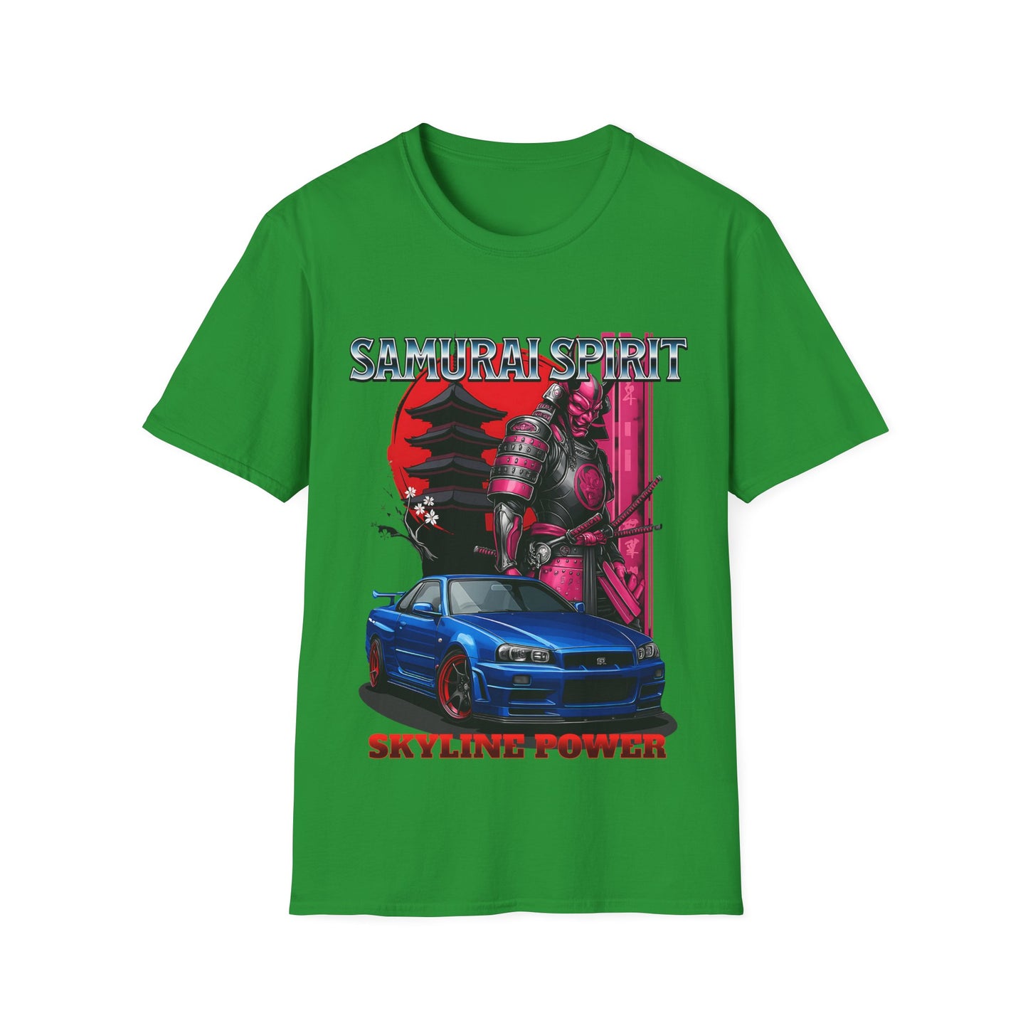 Samurai Spirit Skyline Power JDM T-Shirt 1 -Built Not Bought Series | Epic Edits Studio
