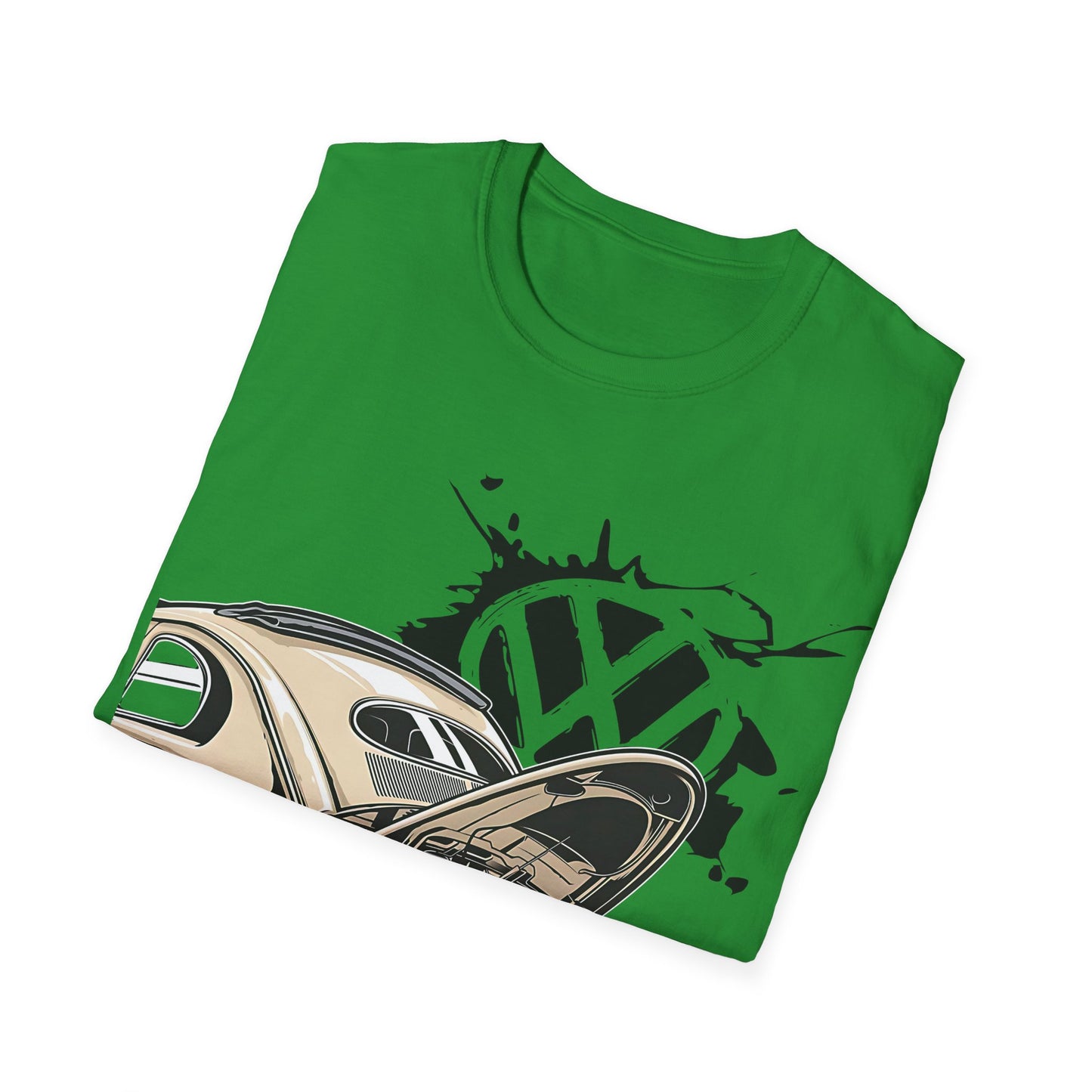 Vintage VW Beetle T-Shirt — Classic Air-Cooled Car Graphic