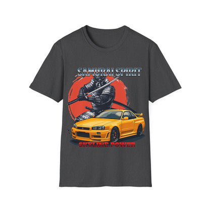 Samurai Spirit Skyline Power JDM T-Shirt 3 -Built Not Bought Series | Epic Edits Studio