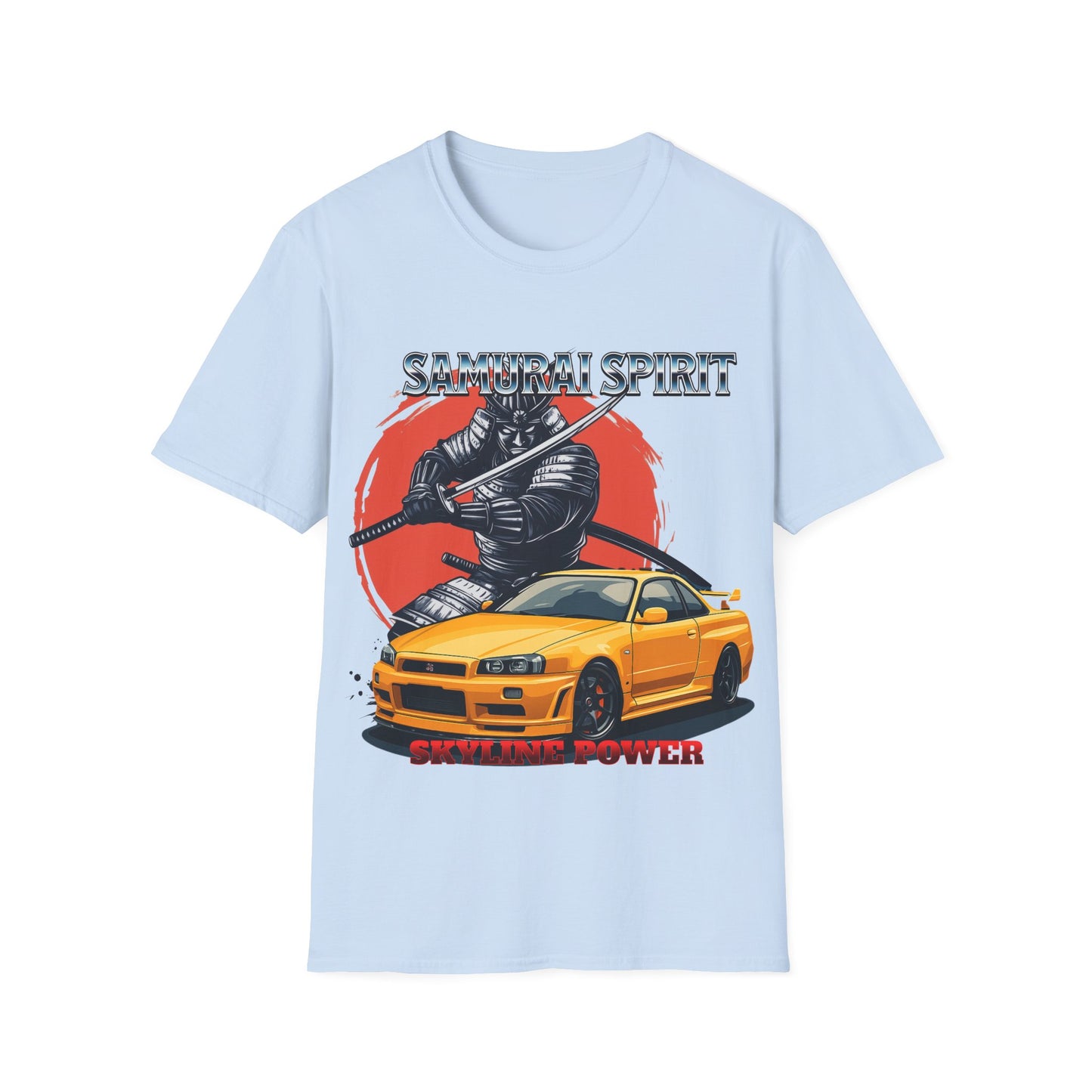Samurai Spirit Skyline Power JDM T-Shirt 3 -Built Not Bought Series | Epic Edits Studio