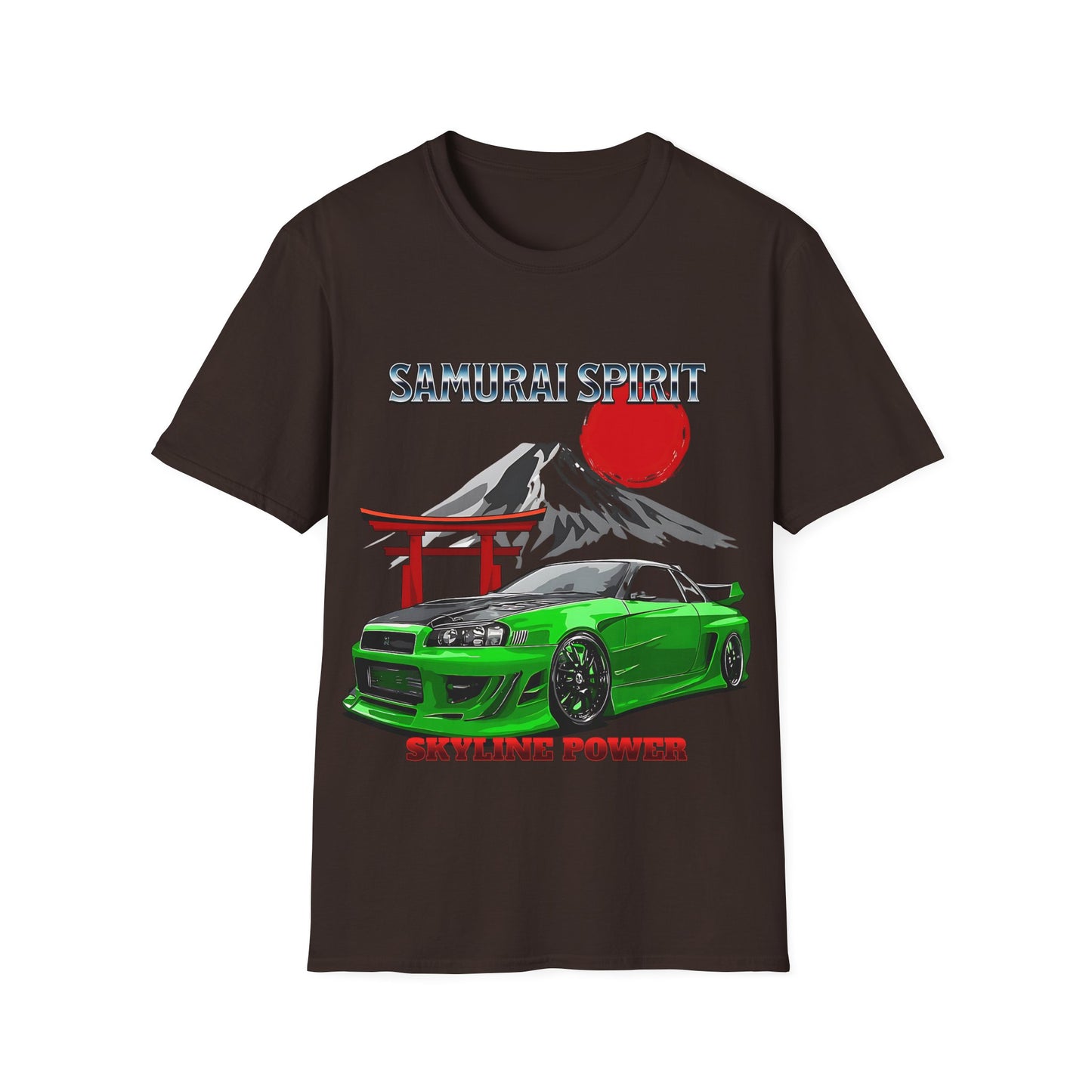 Samurai Spirit Skyline Power JDM T-Shirt 7 -Built Not Bought Series | Epic Edits Studio