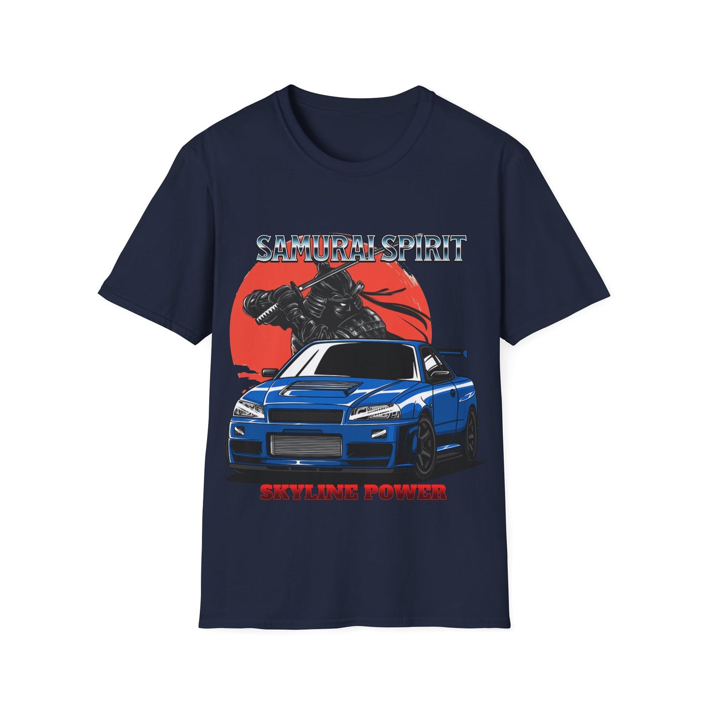 Samurai Spirit Skyline Power JDM T-Shirt 5 -Built Not Bought Series | Epic Edits Studio